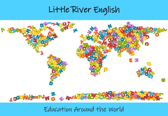 Back page of minibook - Education around the world