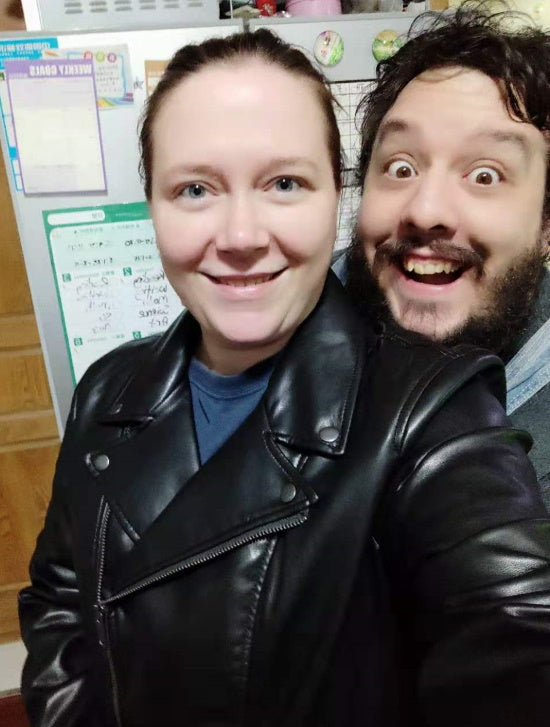 Sweet crazy husband and me
