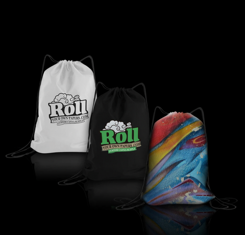 Cannabis swag - custom drawstring bags