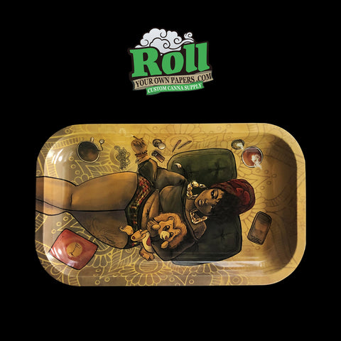 cannabis rolling trays