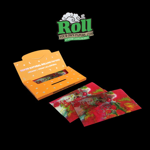 Custom printed rolling paper