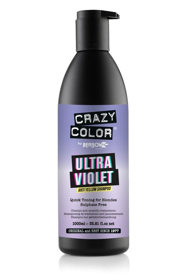 Crazy Color Ultraviolet Anti Yellow Shampoo 33oz