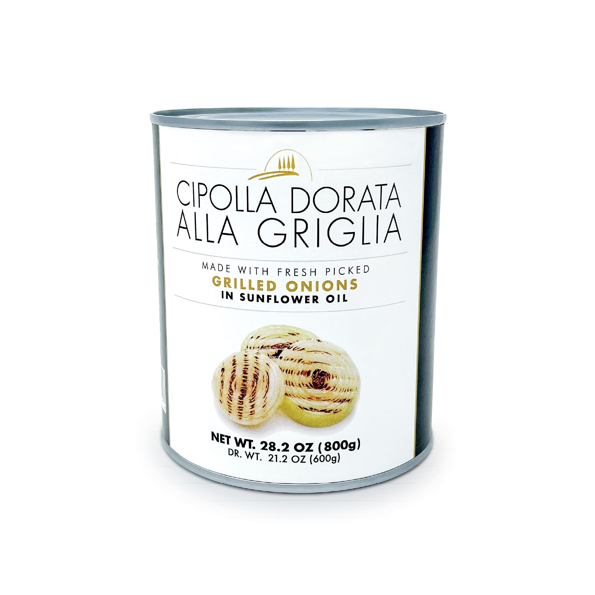 Cipolla dorata alla griglia -Grilled Onions in Sunflower Oil