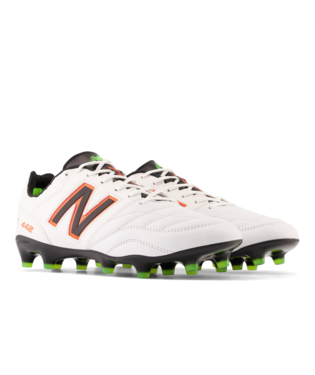 New Balance 442 V2 Pro FG White Soccer Cleats