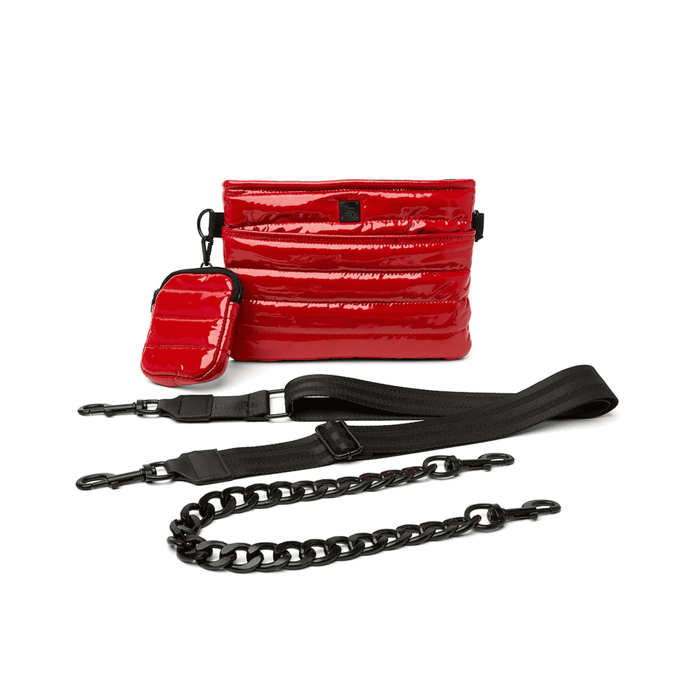 Downtown Crossbody Bag-Lipstick Patent