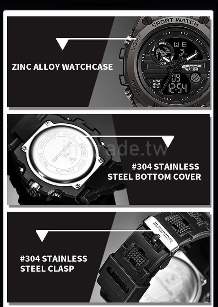 Ihrtrade,Outdoors Equipment,TWAH030586,Men's Tactical Military Watches,Tactical Special Force Military Watches