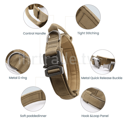 Ihrtrade,Outdoors Equipment,tws113003,Best Dog Collars,Nylon Military Training Dog Collar