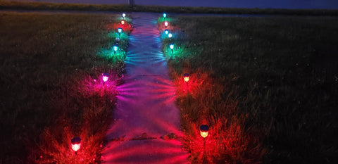 solar light colar changing