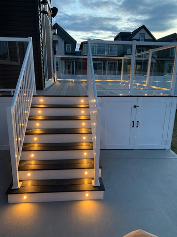 solar deck lights