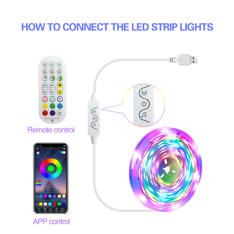 bluetooth control strip light