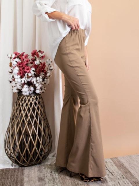 Sonya High waisted Flare Pants - Coco