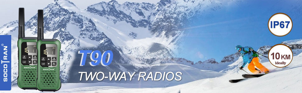 T90 IP67 Waterproof GMRS/FRS Walkie Talkies