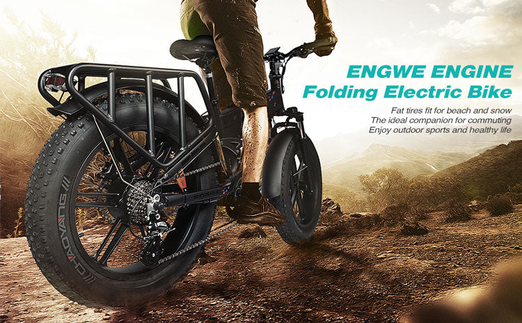 Engwe-motor-48V-500W-20-tommer-fedt-dæk-folde-el-cykel