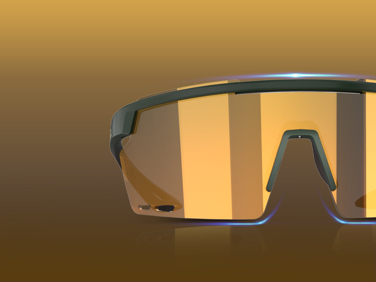 WRAPAROUND RIMLESS LENS