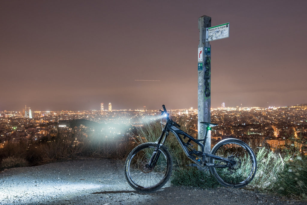 biking in the dark