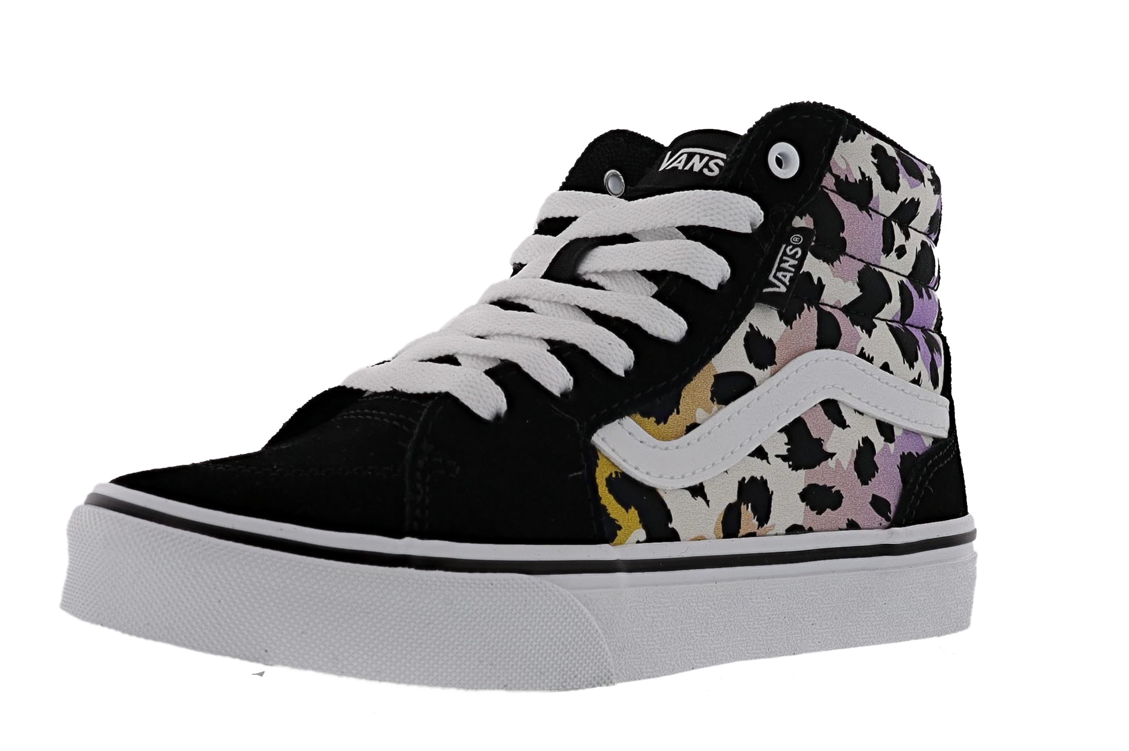  Vans Kids Filmore Hi Top Graphic Print Lace Up Shoes 