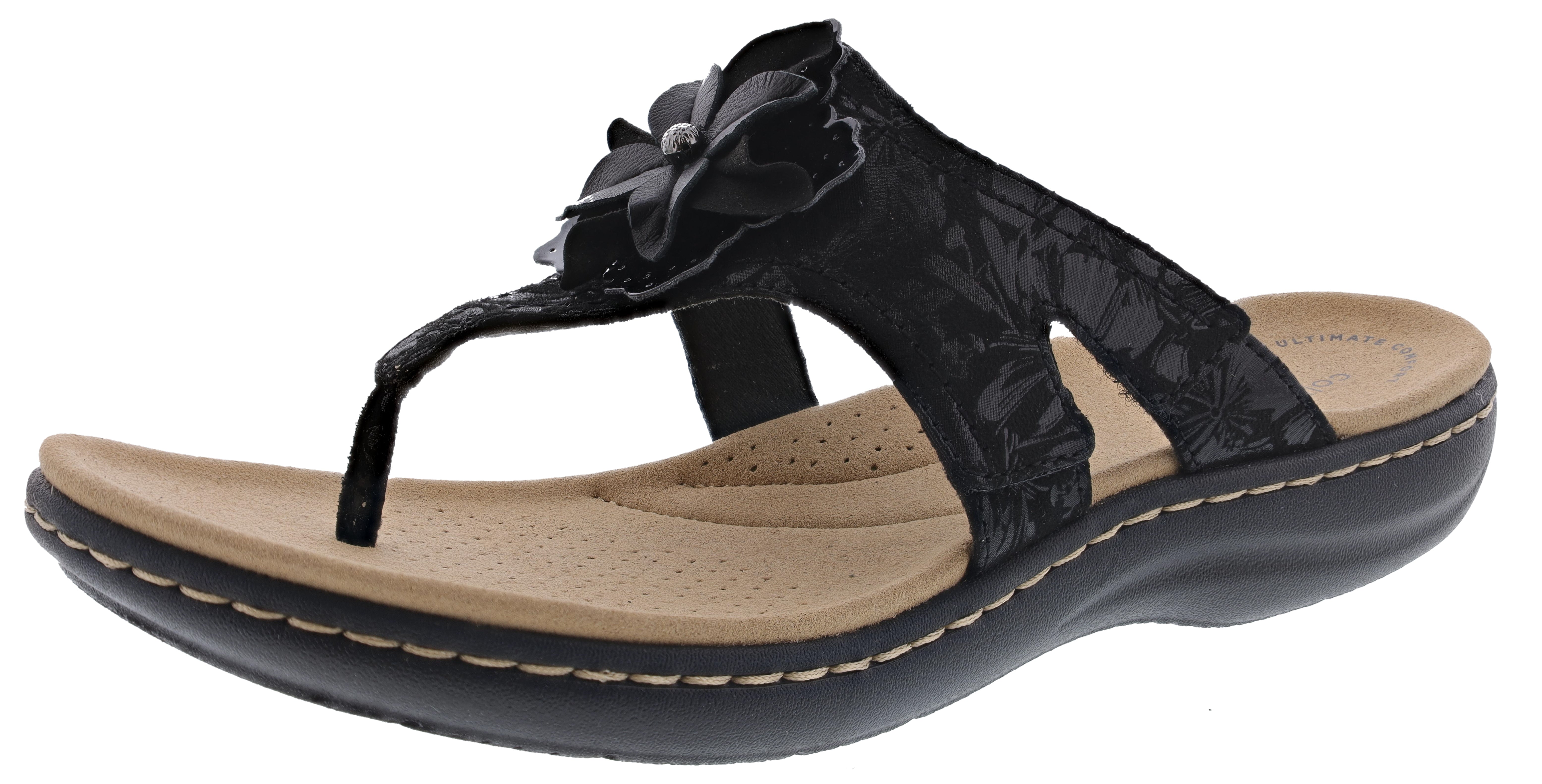  Clarks Laurieann Gema Womens Adjustable Comfort Sandals with Arch Support 