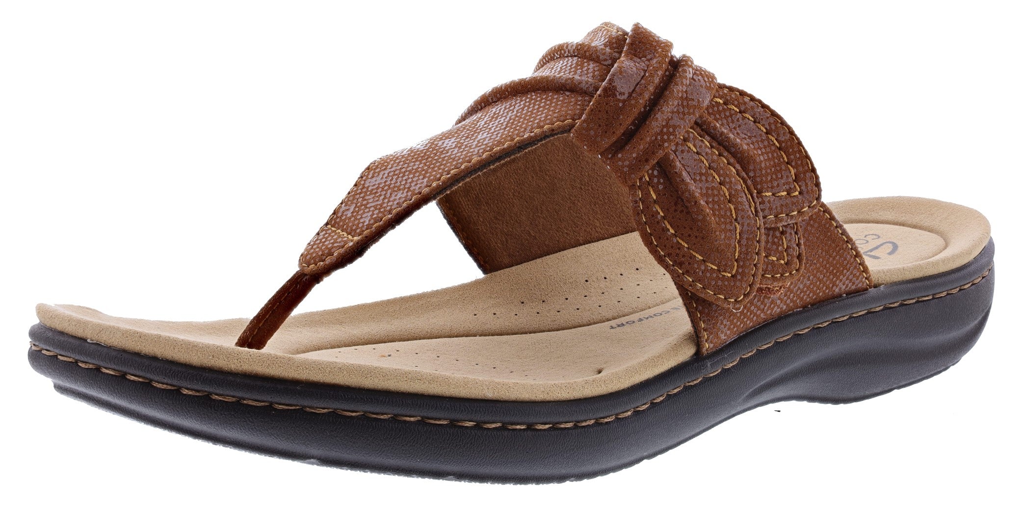  Clarks Women's Laurieann Rae Adjustable Strap Sandals 