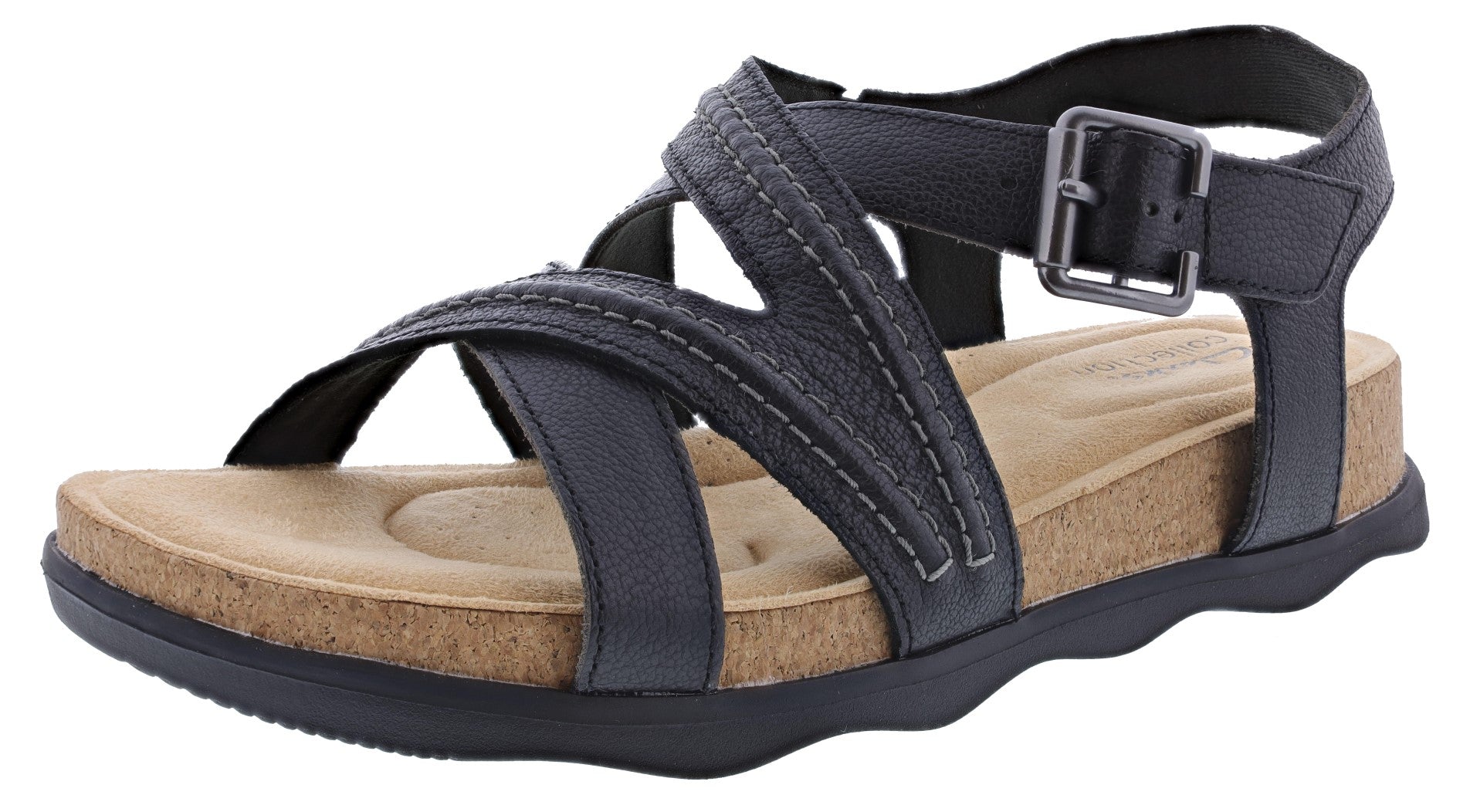  Clarks Women's Brynn Ave Adjustable Buckle Strap Sandals 