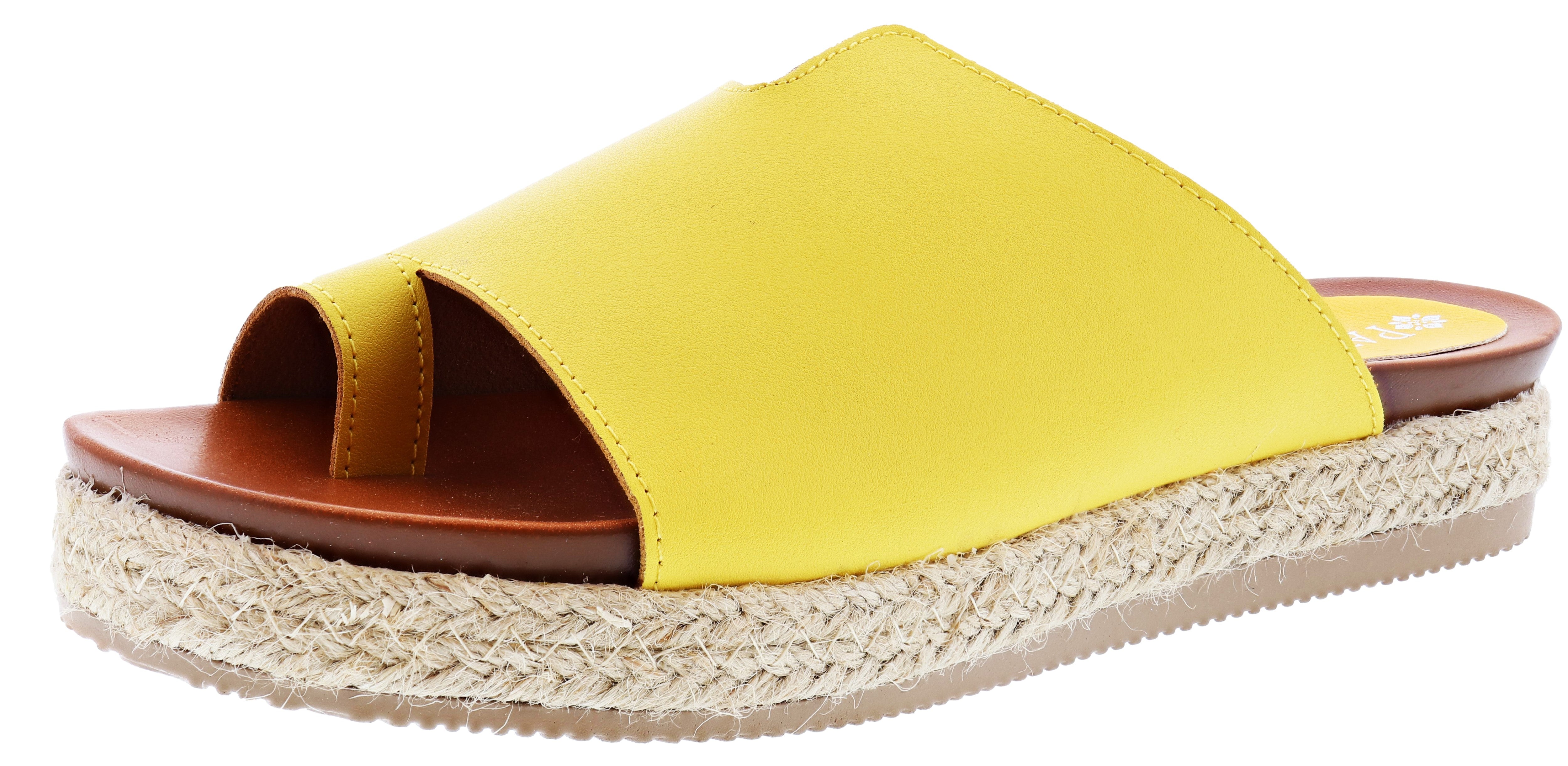  Patrizia Espadrille Flat Slide Sandals Toeloop Women 