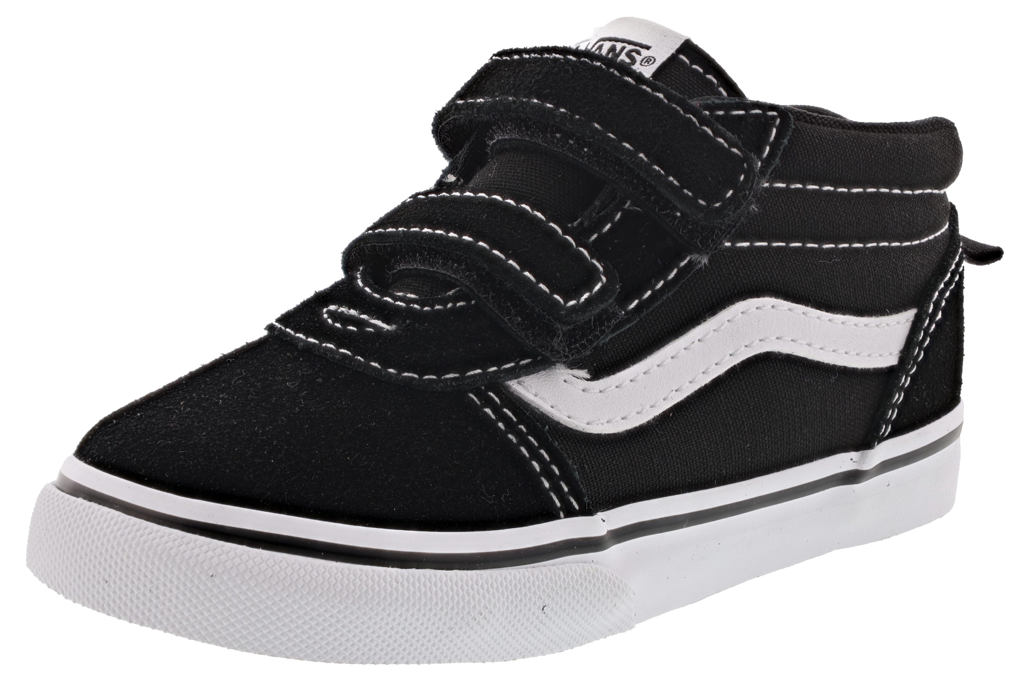  Vans Toddler's Ward Mid V Dual Strap Shoes 