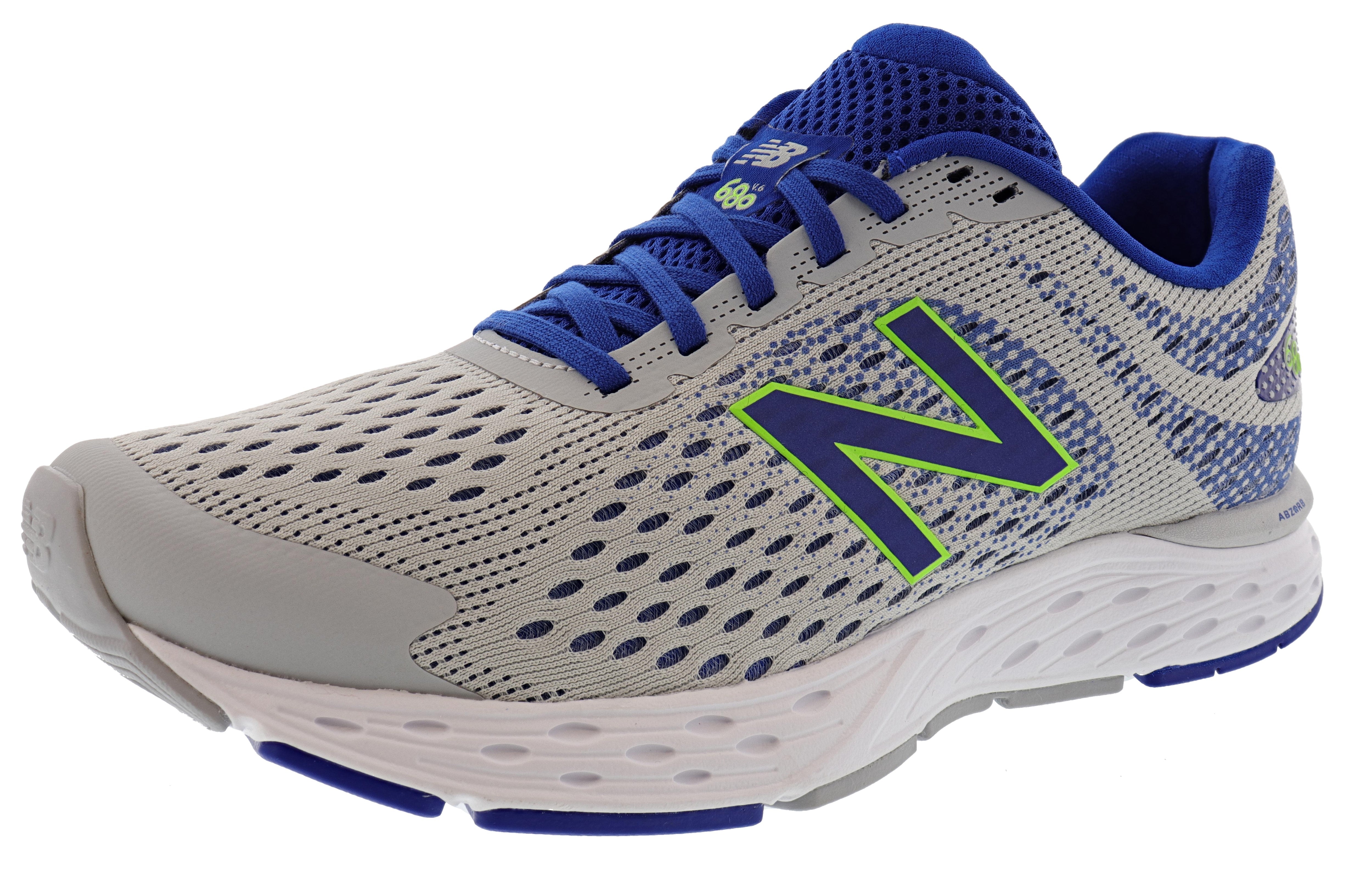  New Balance Men's 680V6 Lightweight Cushioning Running Shoes 