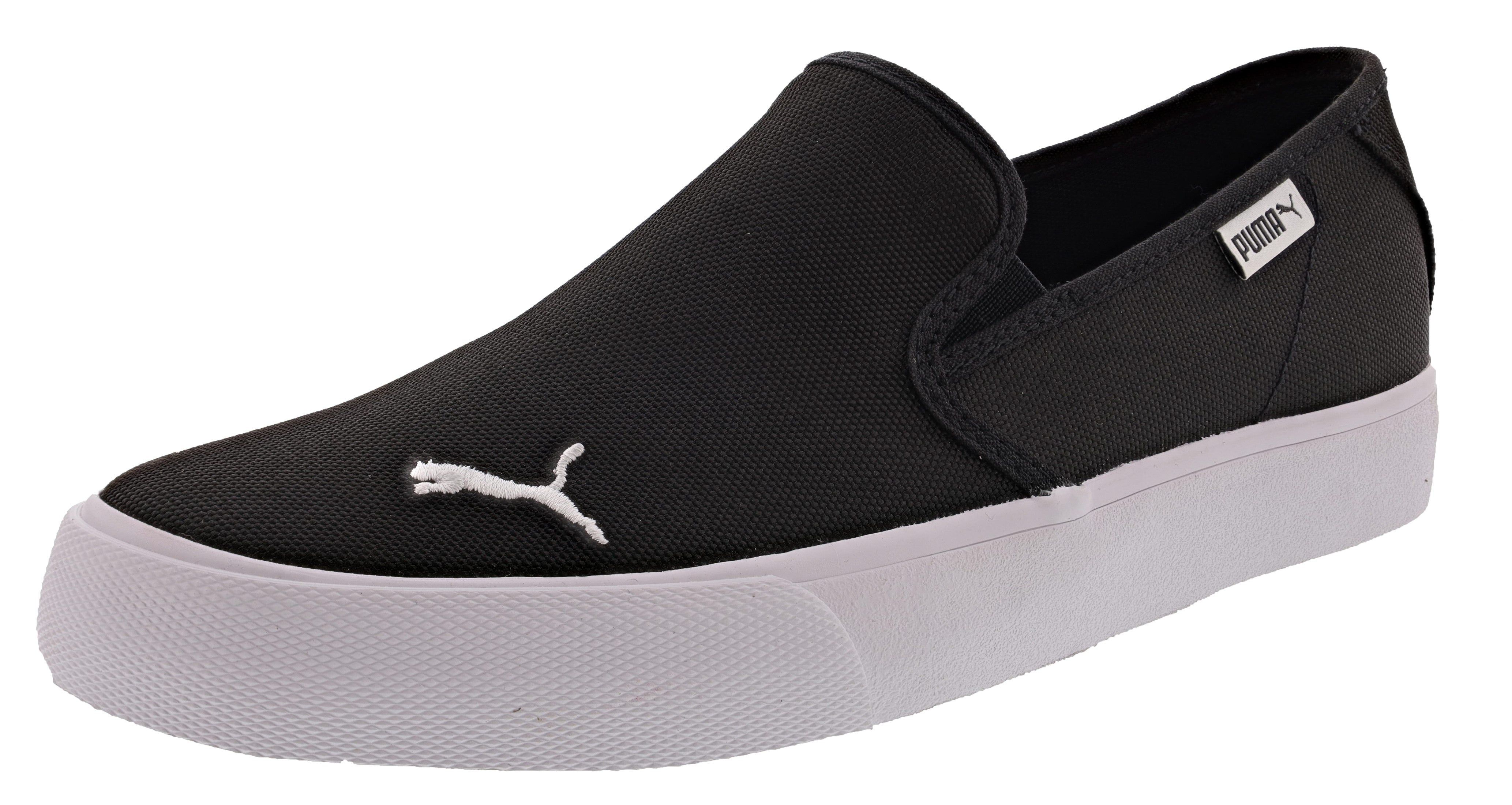  Puma Women's Bari Slip On Cat Canvas Shoes 