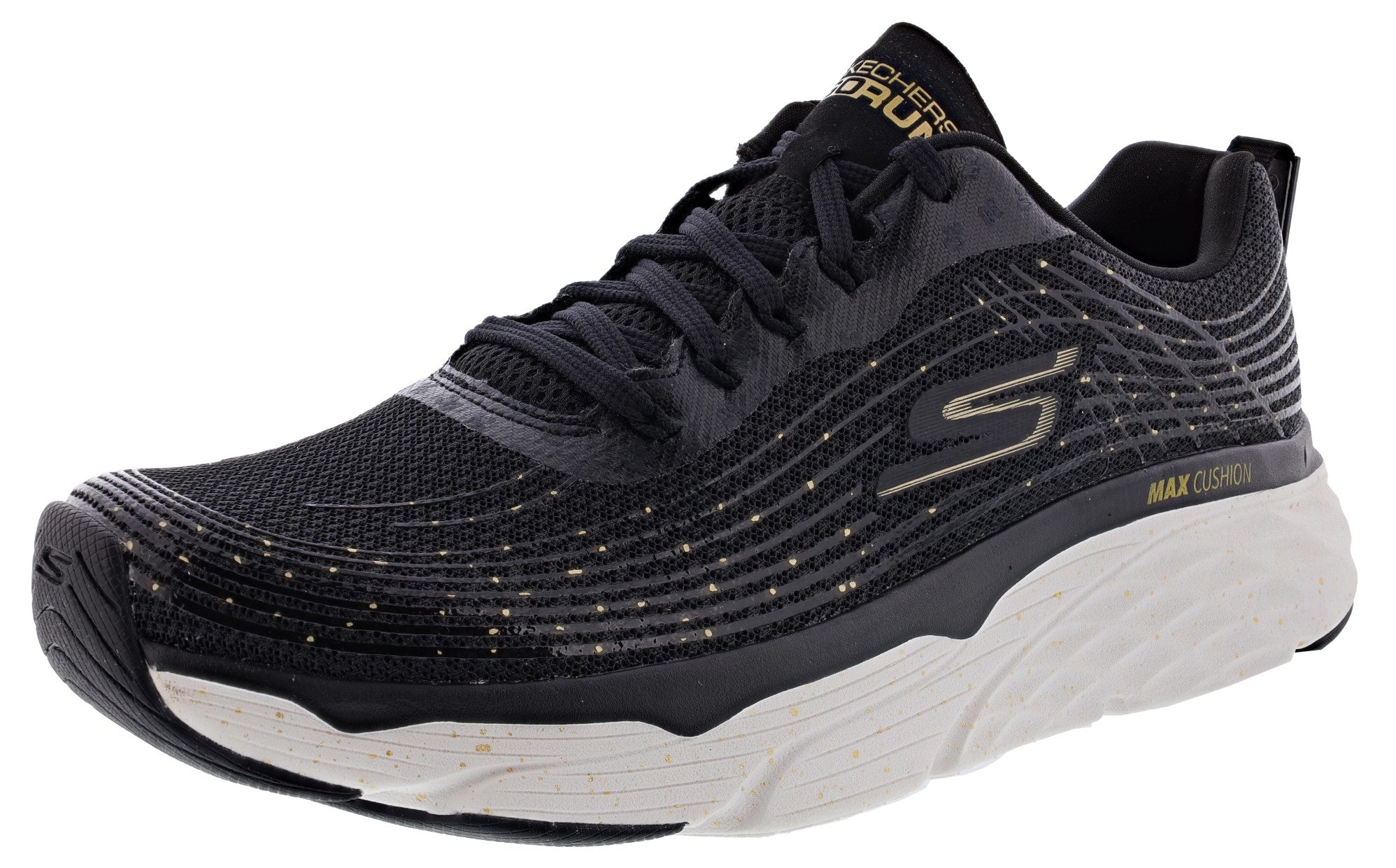  Skechers Men's Max Cushioning Elite Commemoration Lace up Running Shoes 