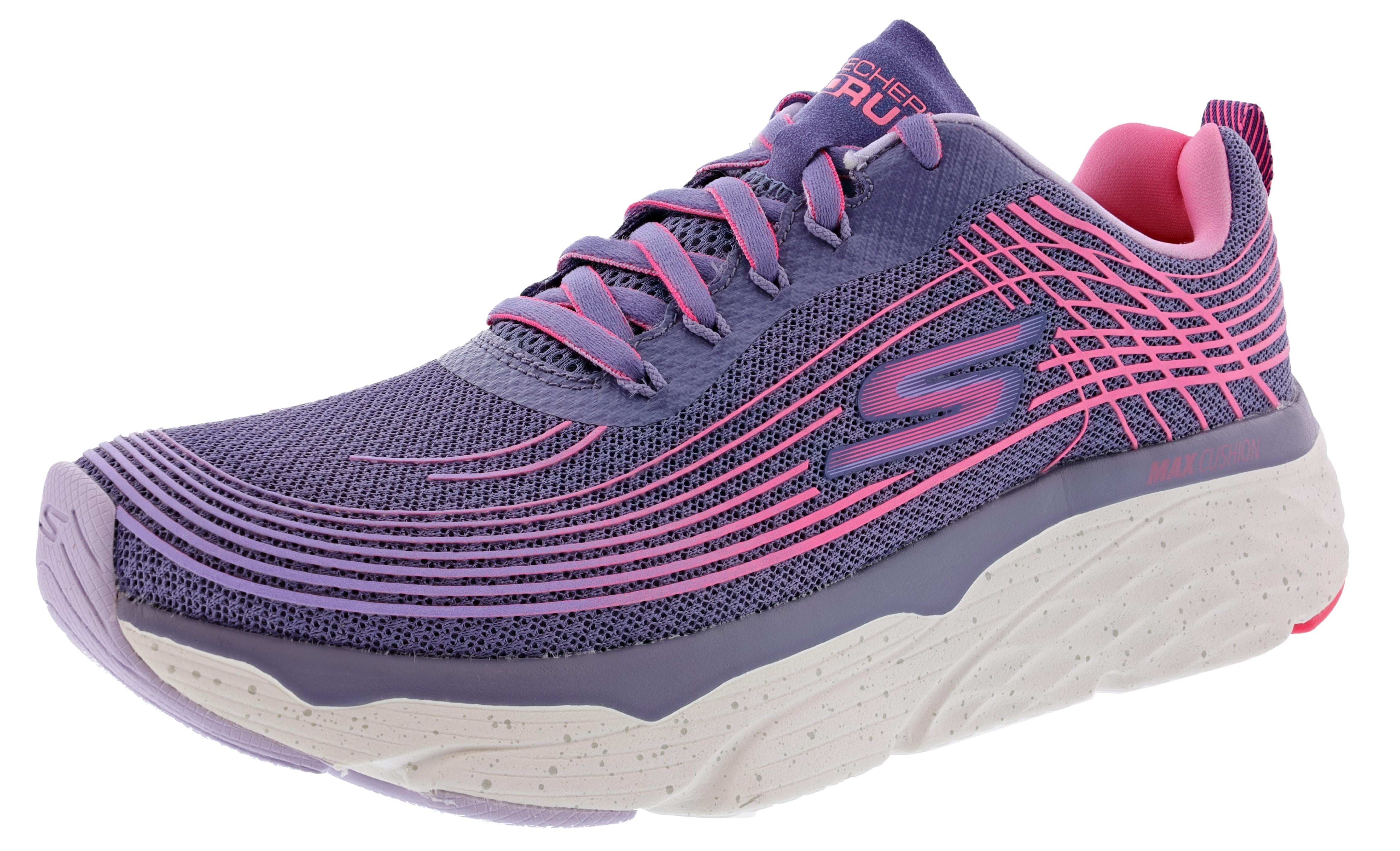  Skechers Women's Max Cushioning Elite Galaxy Burst Lightweight Walking Shoes 