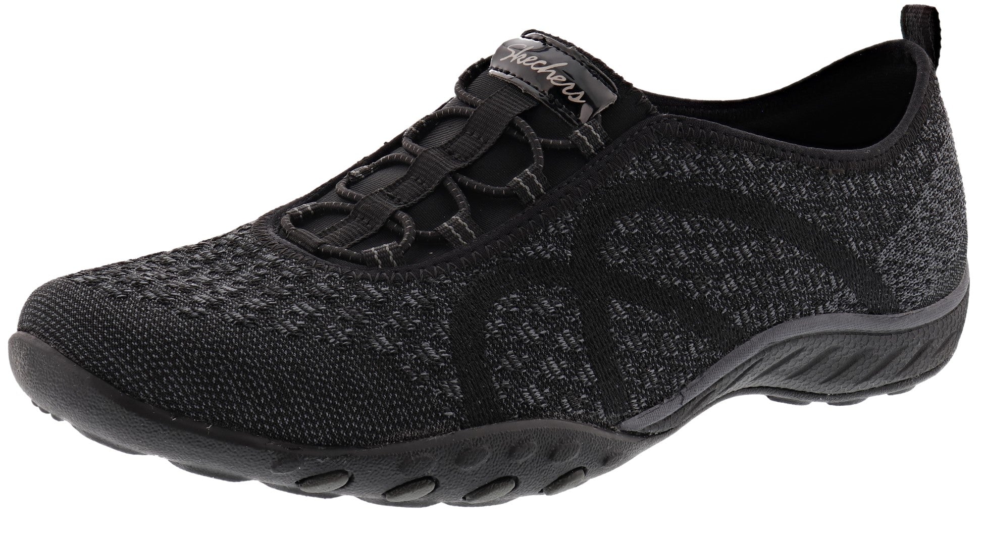  Skechers Women Lightweight Slip On Walking Shoes Relaxed Fit: Breathe Easy-Fortune Knit 