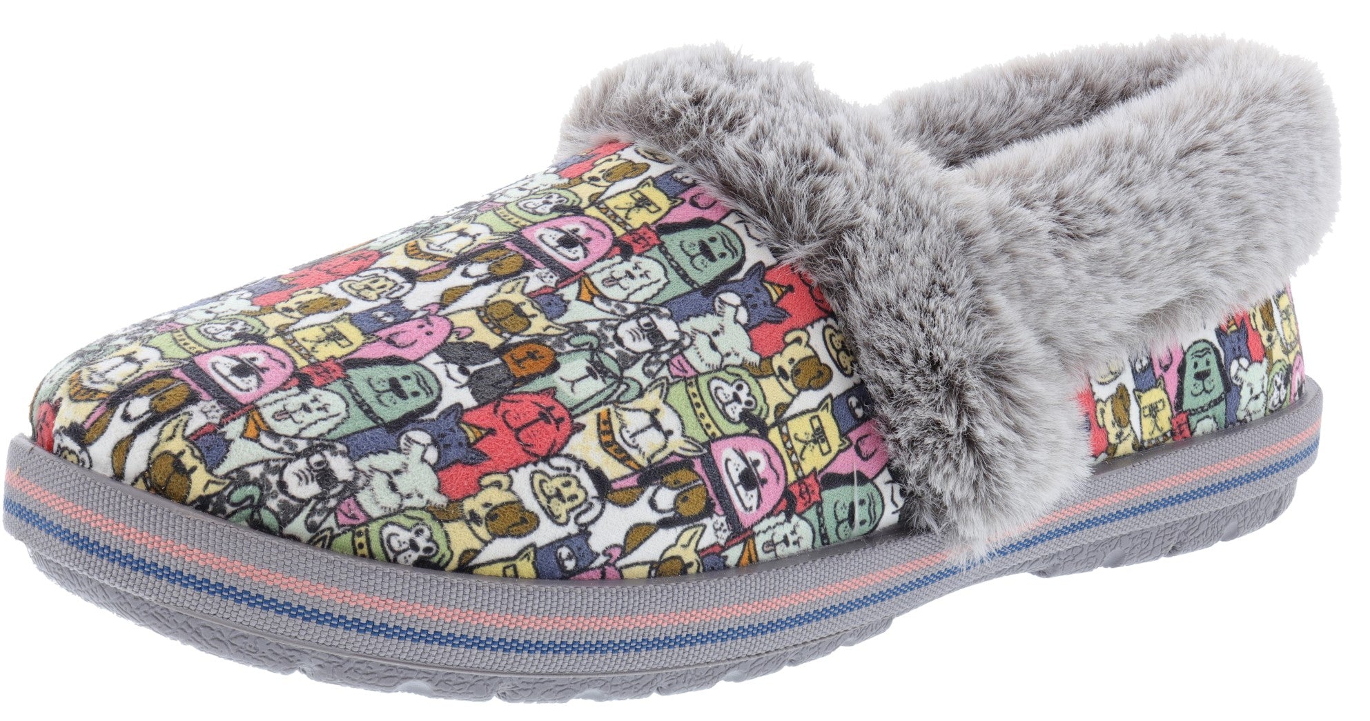  Skechers Bobs Women's Too Cozy- Snuggle Rovers Memory Foam Slippers 