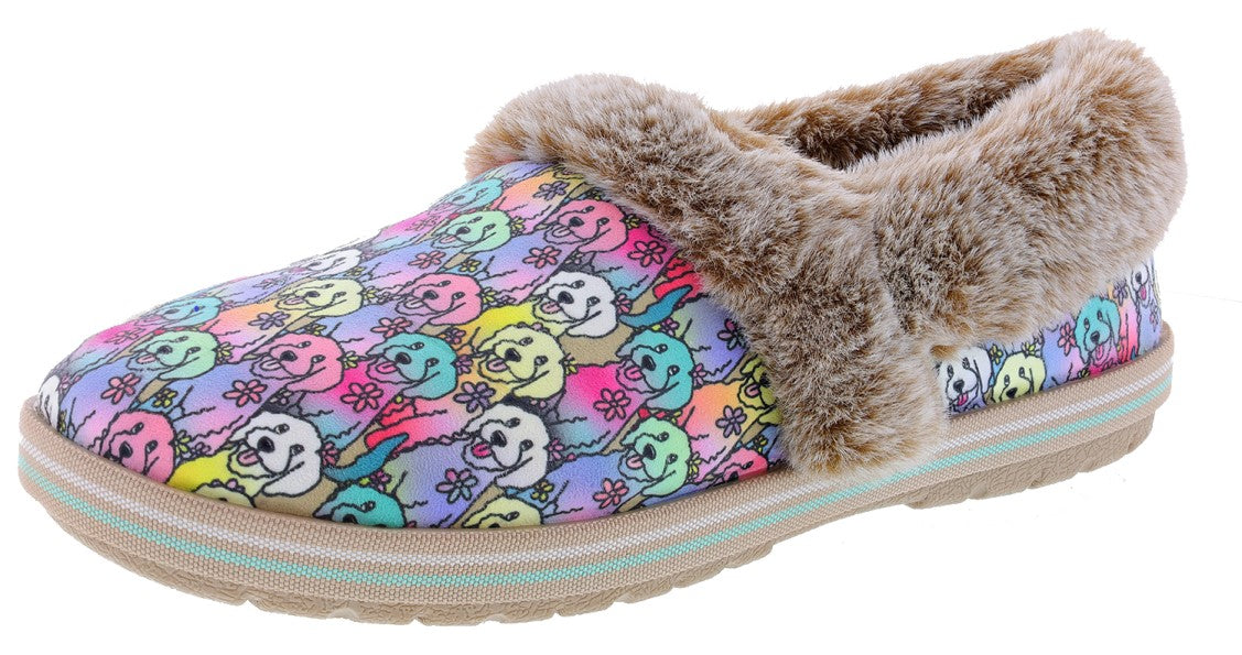  Skechers Bob's Women's Too Cozy Winter Howl Memory Foam Slippers 