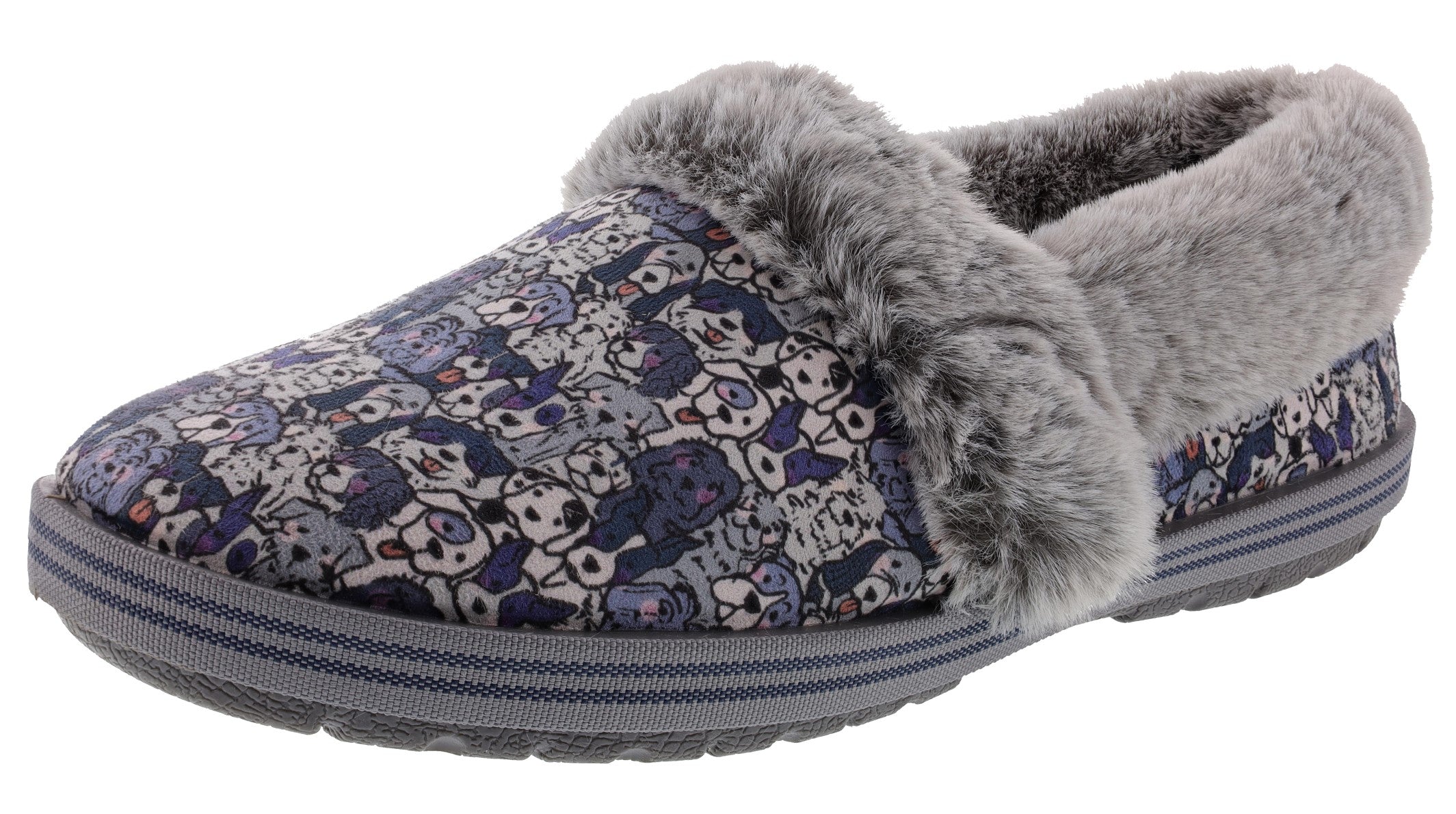  Skechers Bobs Women's Too Cozy Woof Lodge Memory Foam Slippers 