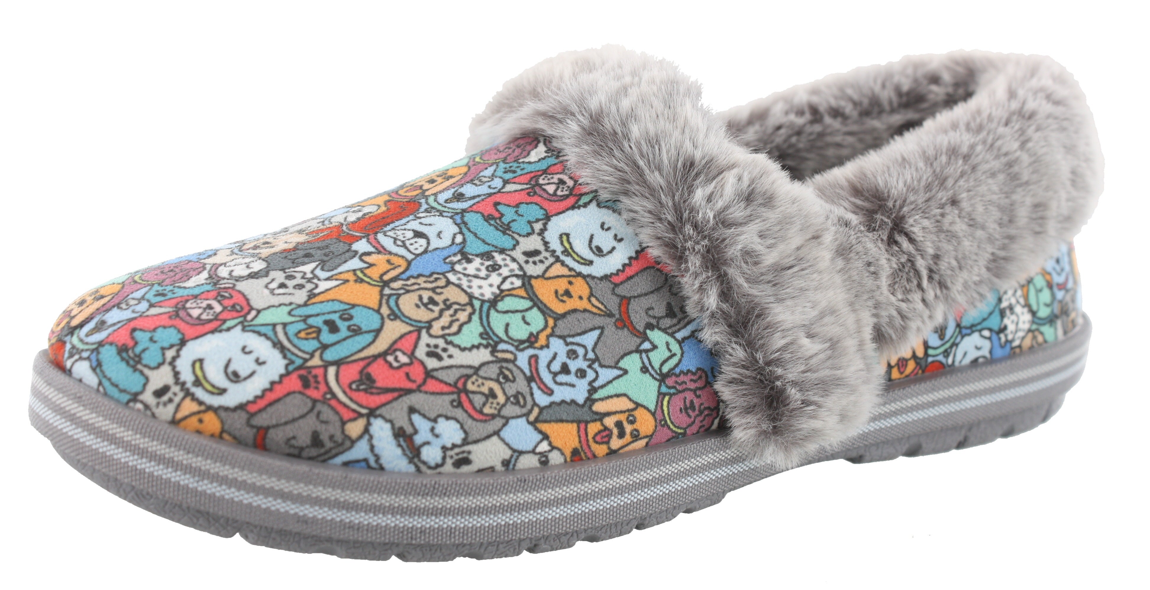  Skechers Bobs Women's Too Cozy Pooch Parade Slippers 