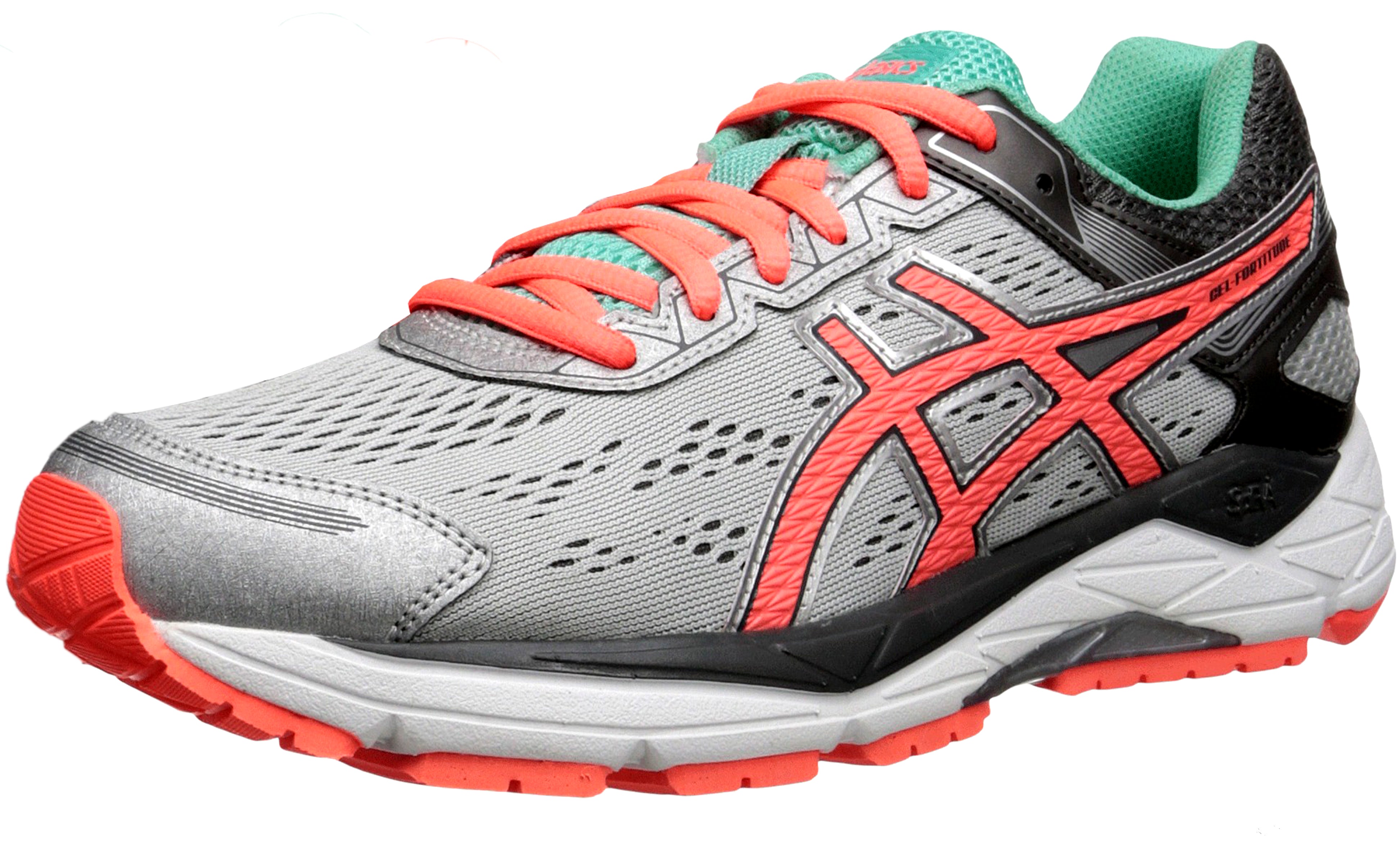  ASICS Women Gel Fortitude 7 Wide Width Running Shoes for Supinators 