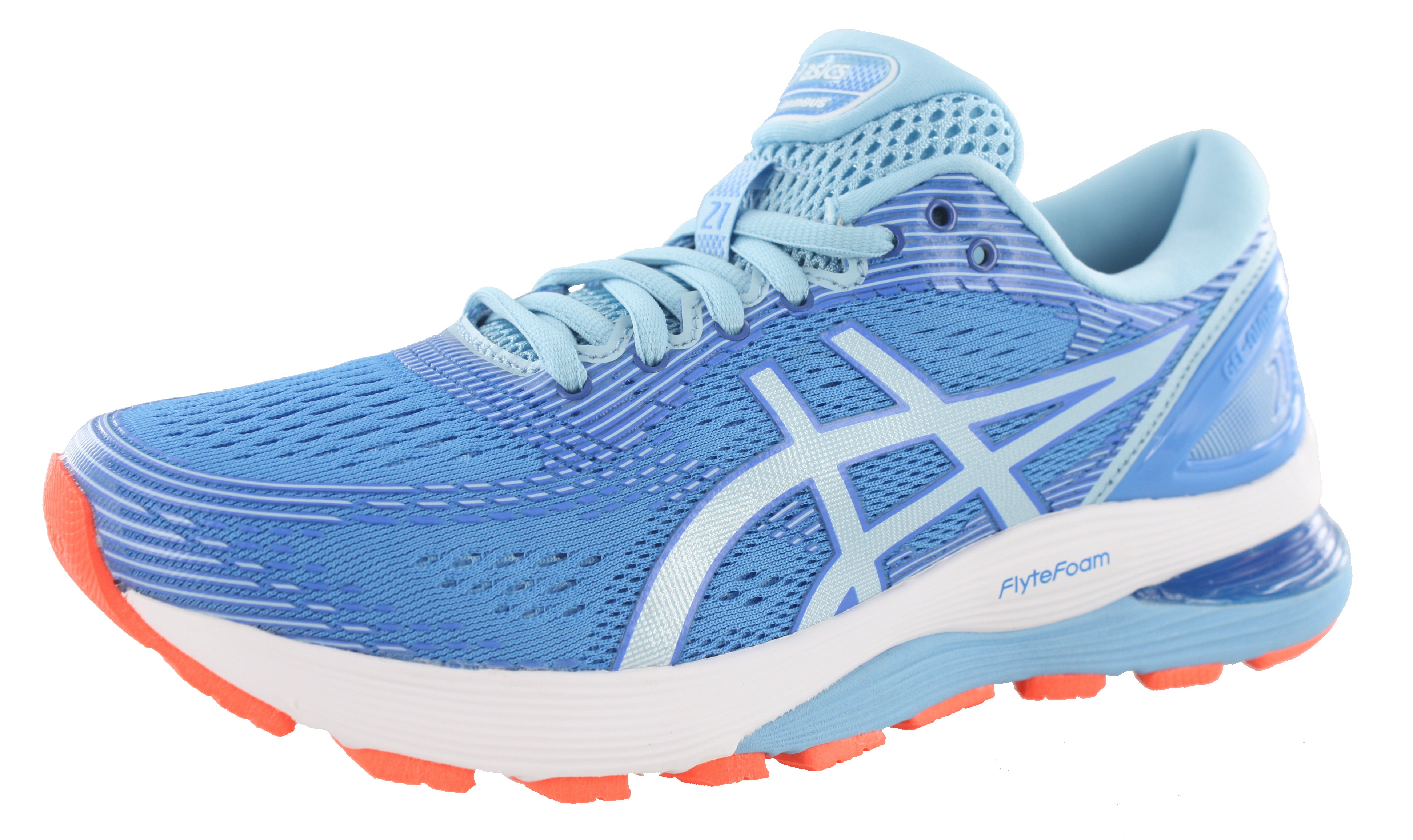  ASICS Women Wide Width Cushioned Running Shoes Nimbus 21 