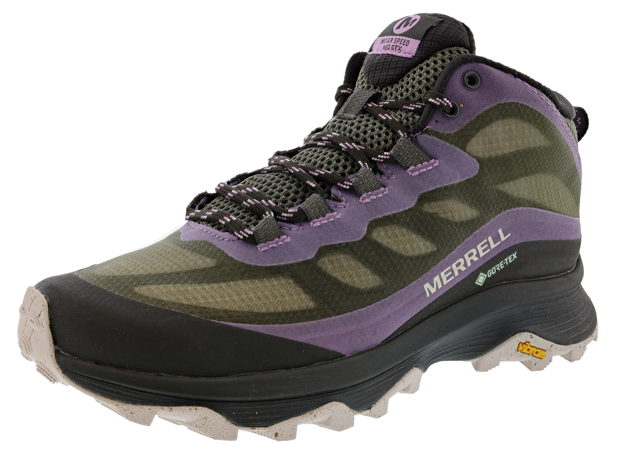  Merrell Women's Moab Speed Mid GTX Hiker Trail Running Shoes 