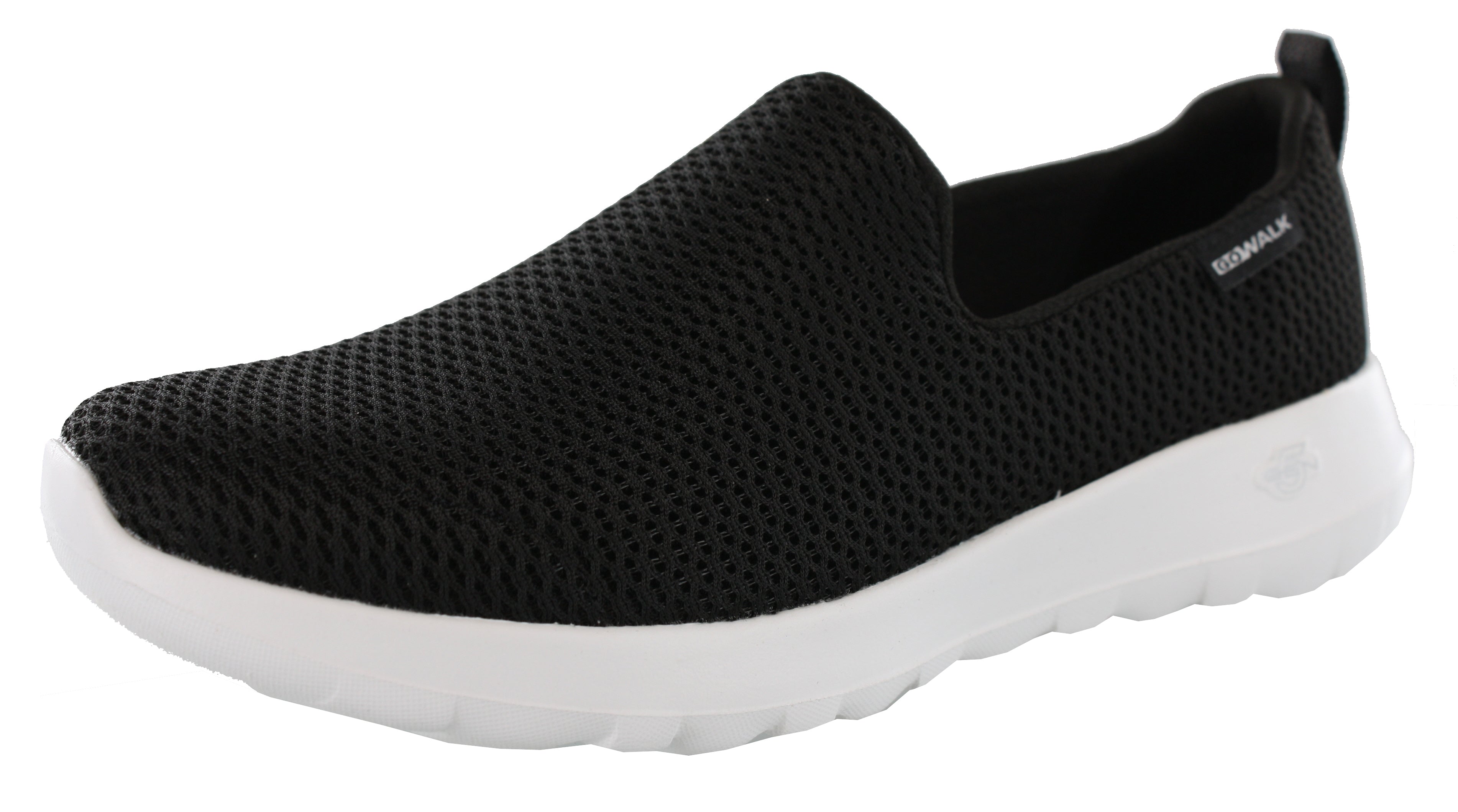  Skechers Women Wide Width Easy On Casual Flexible Walking Slip On Shoes 