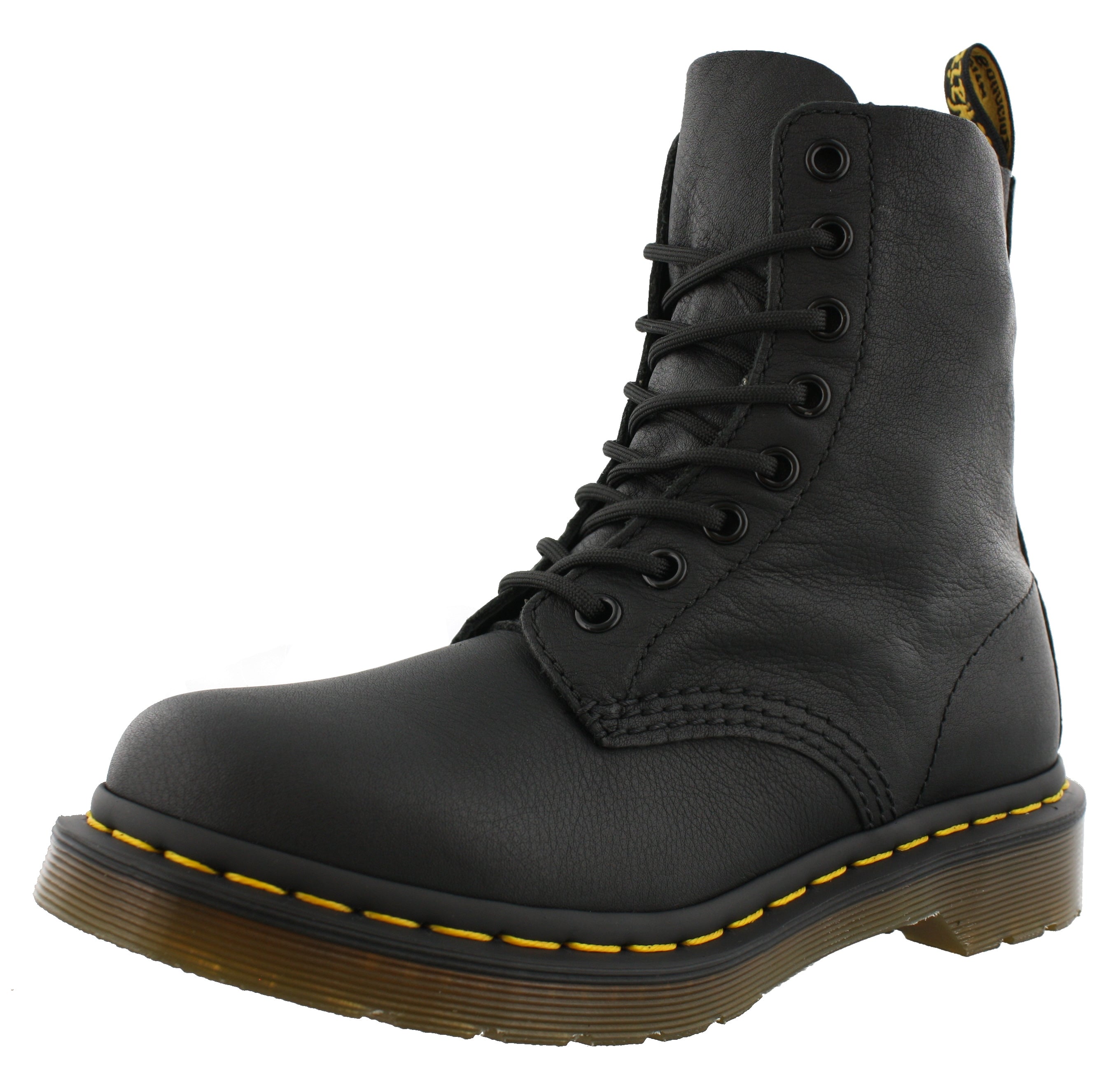  Dr. Martens Womens Leather Combat Slip Resistant Boots 1460 Pascal 