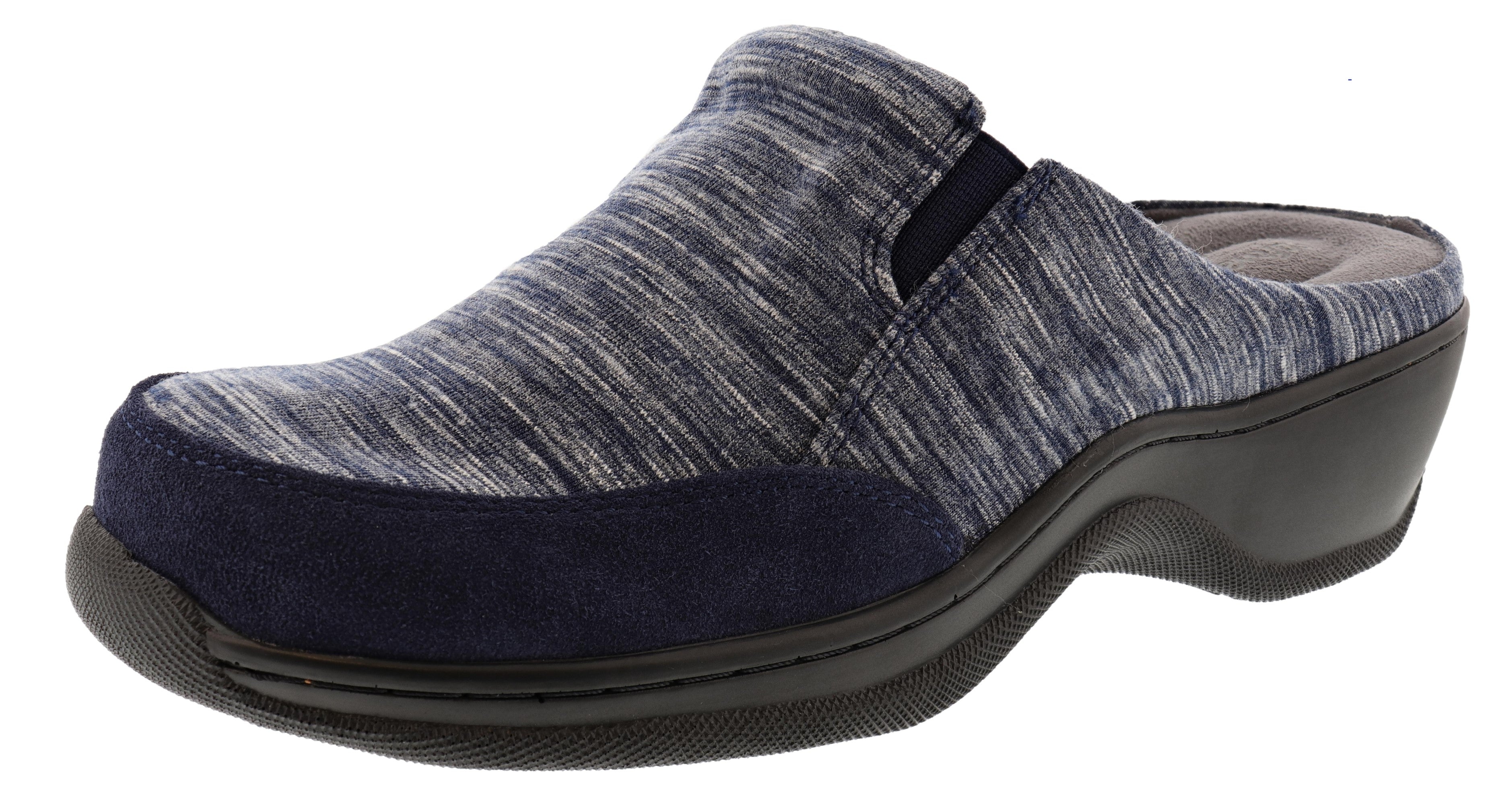  Softwalk Women's 2E Wide Width Slip On Clogs 