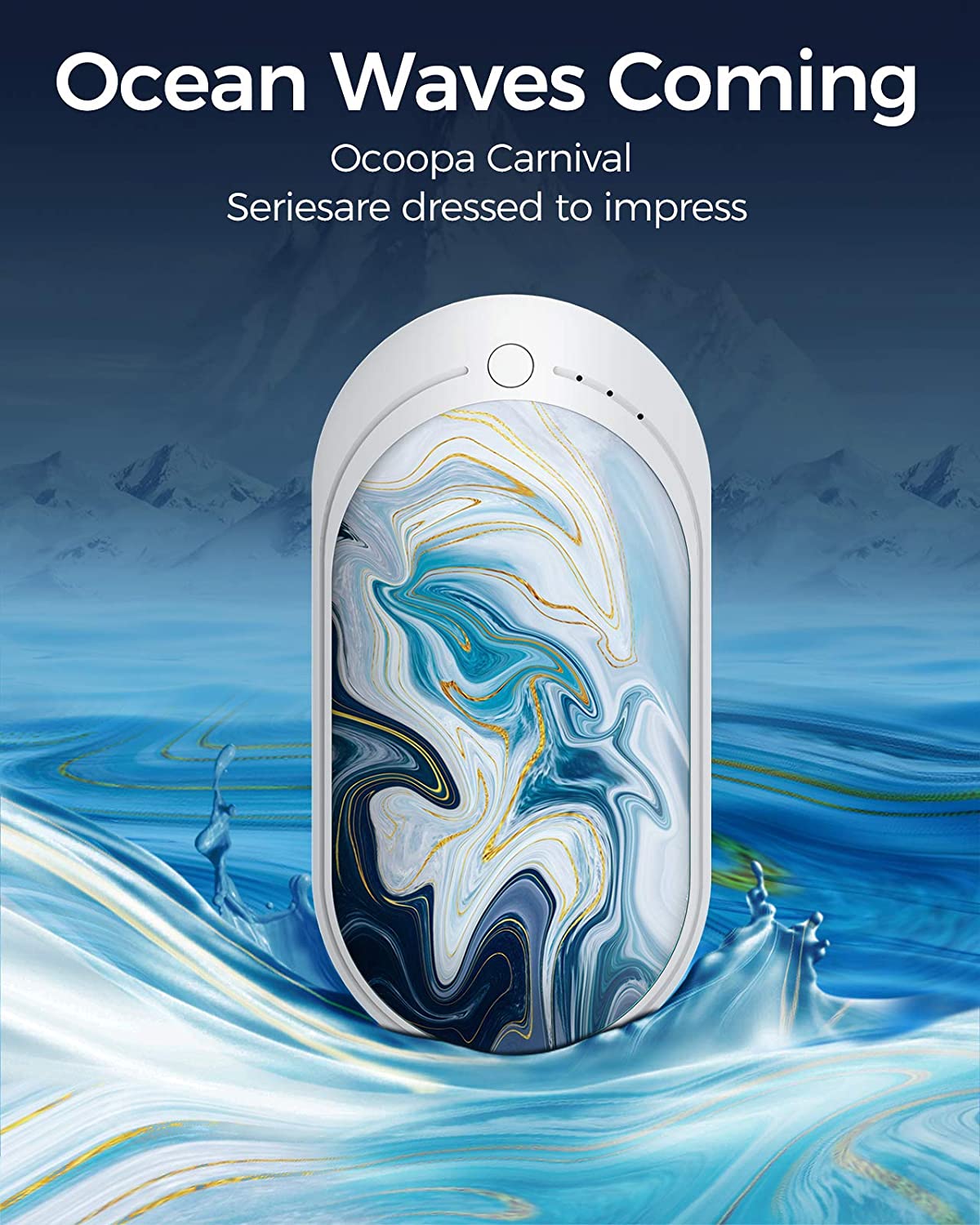 Best Gift To Buy Your Parent With A Winter Birthday - ocoopa rechargeable hand warmer 5200mAh