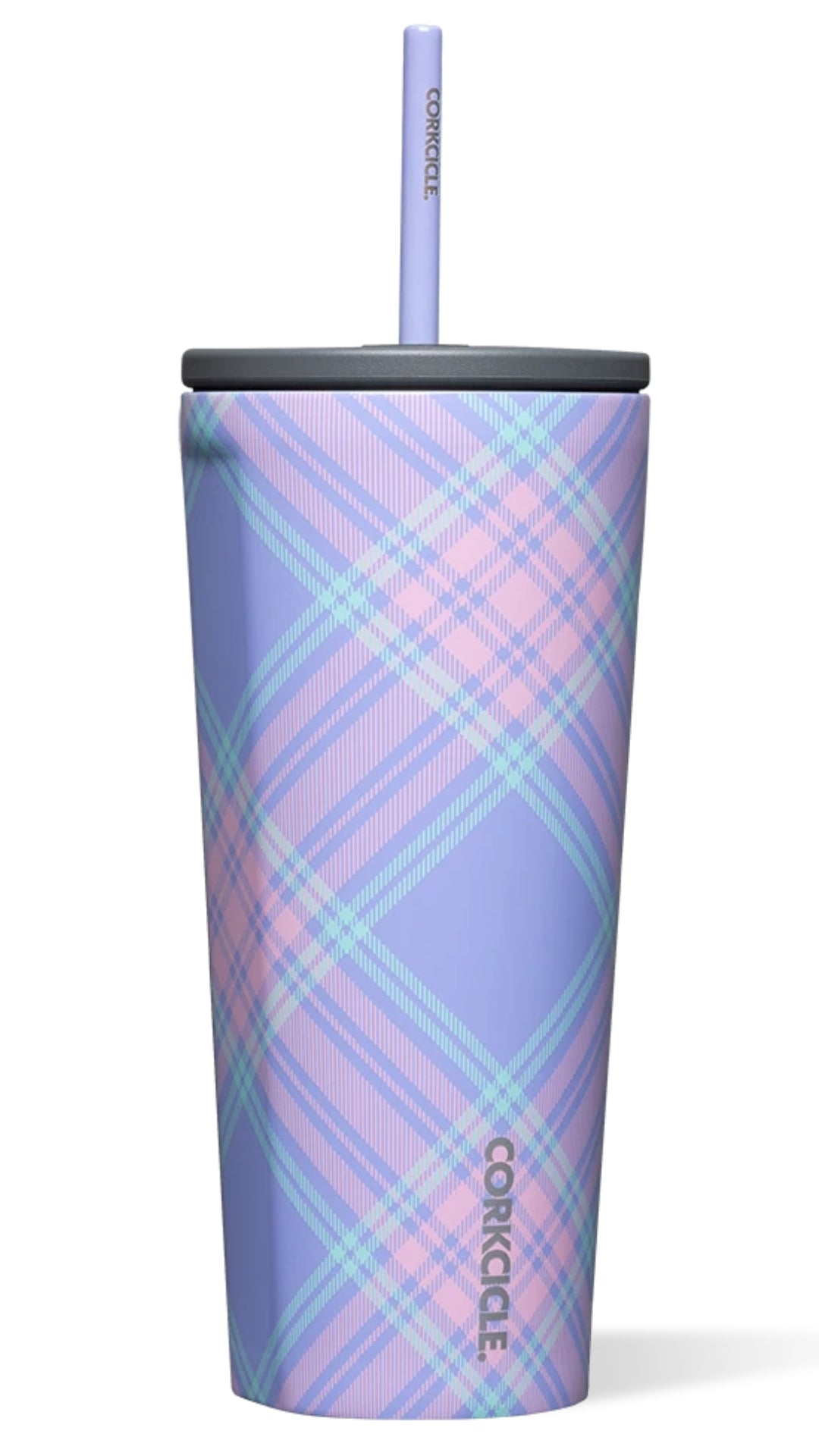 Springtime Plaid Cold Cup