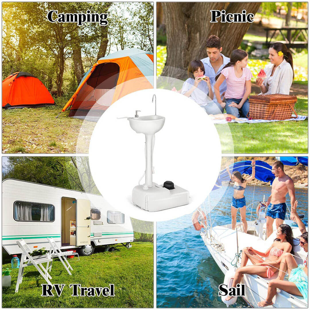 portable camping sink use many occasion