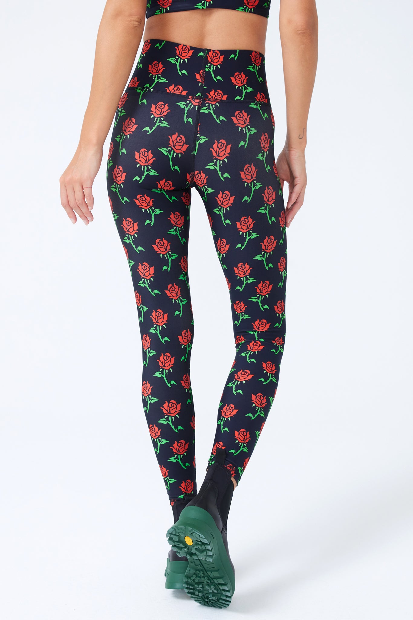 DuoKnit Leggings in Stemmed Roses