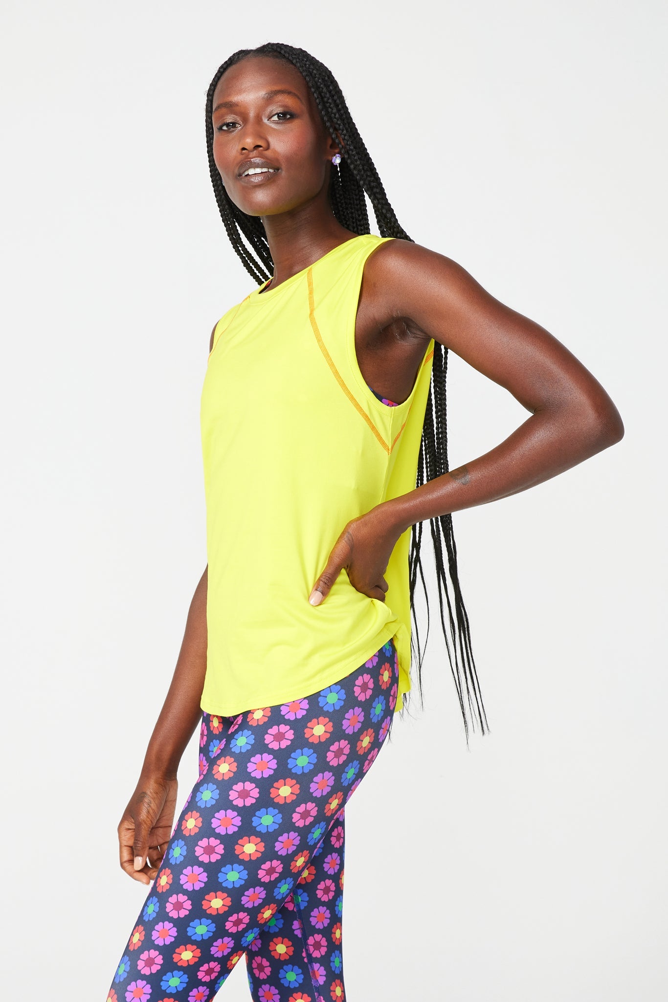 WorkIt Tank in Lemon