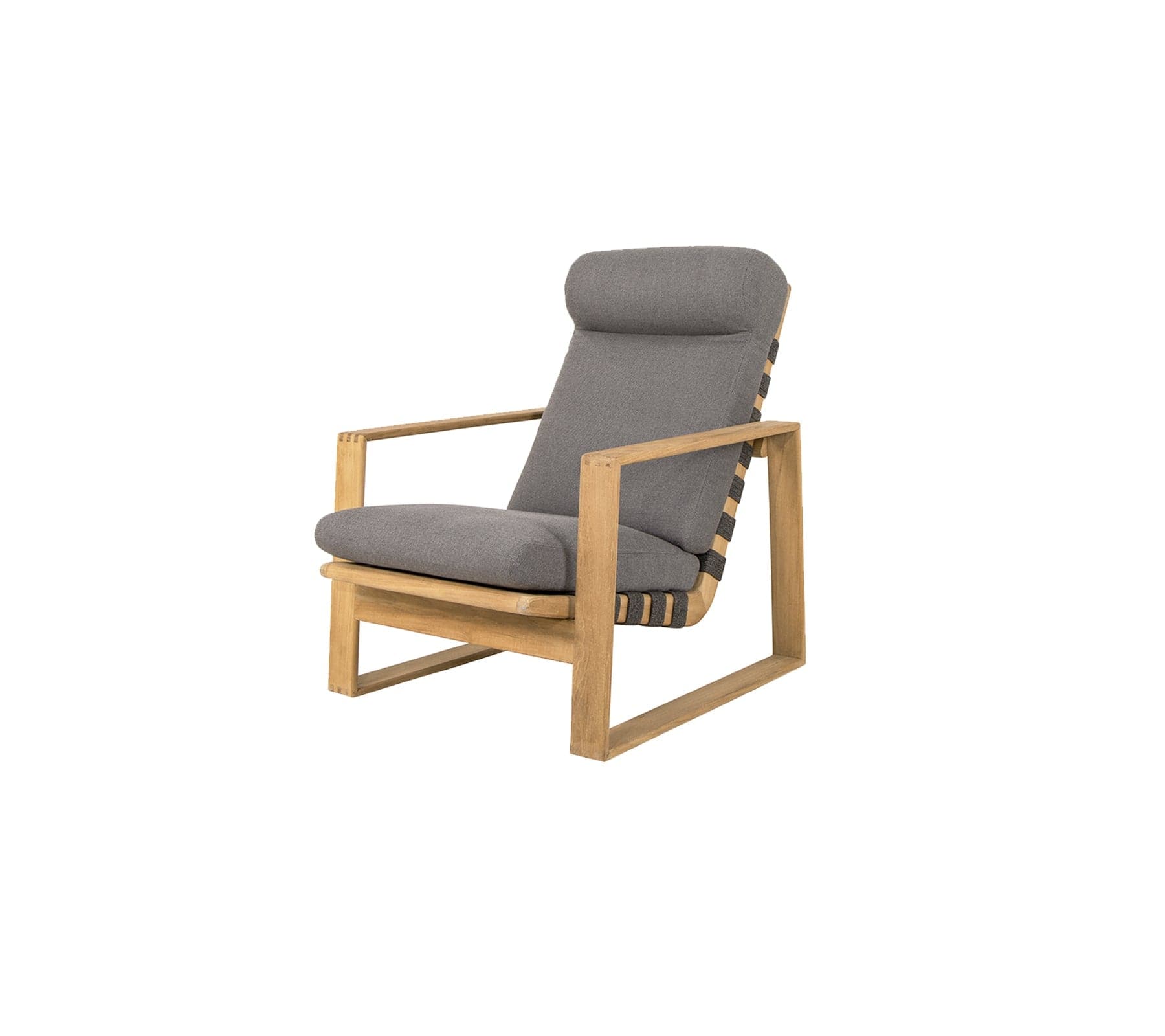 Cane-Line - Endless Soft highback chair incl. grey Airtouch cushion set - Teak | 54503TAITG