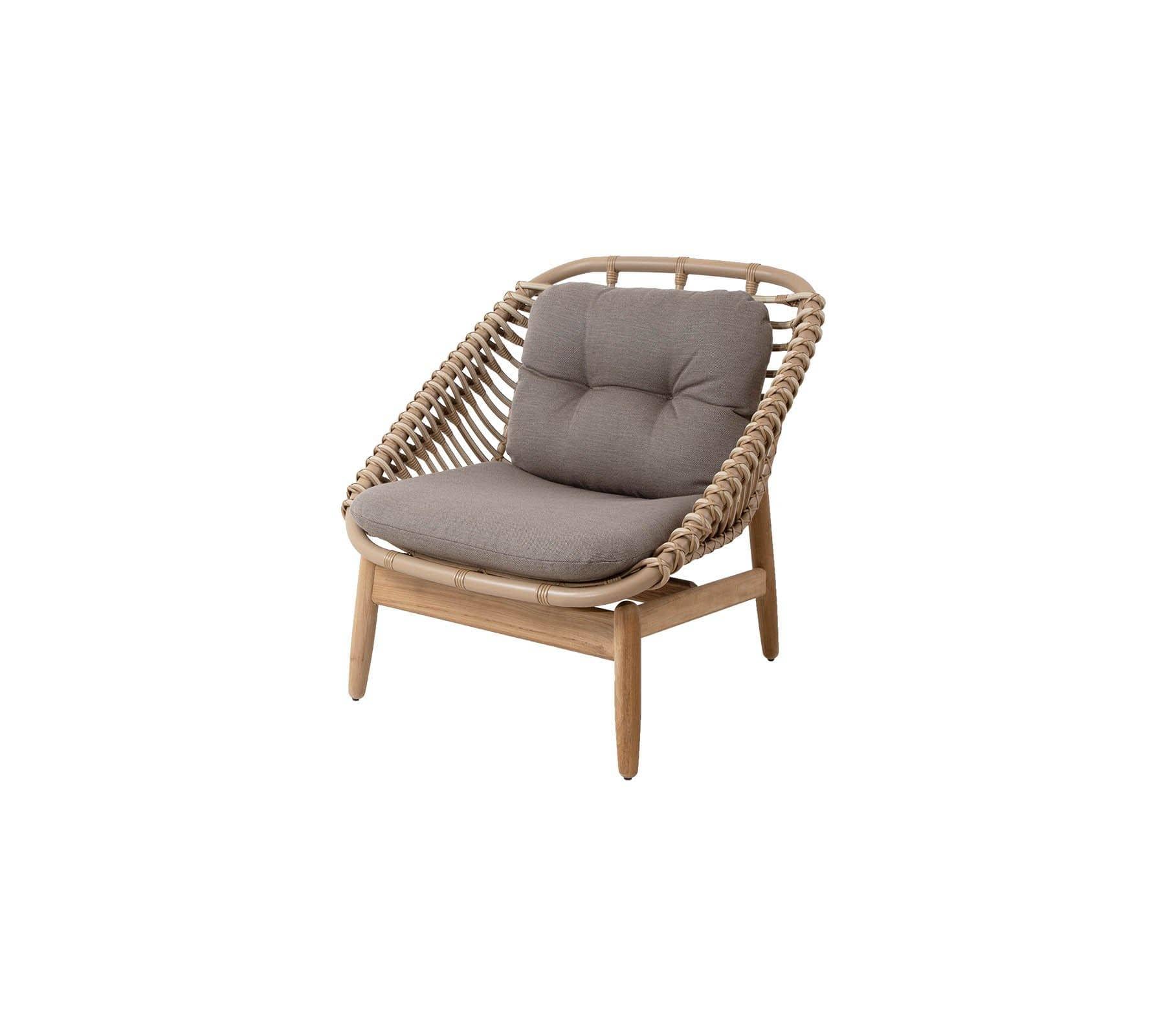 Cane-Line - String lounge chair w/teak frame, incl. Cane-line AirTouch cushions | 54020UAITTT