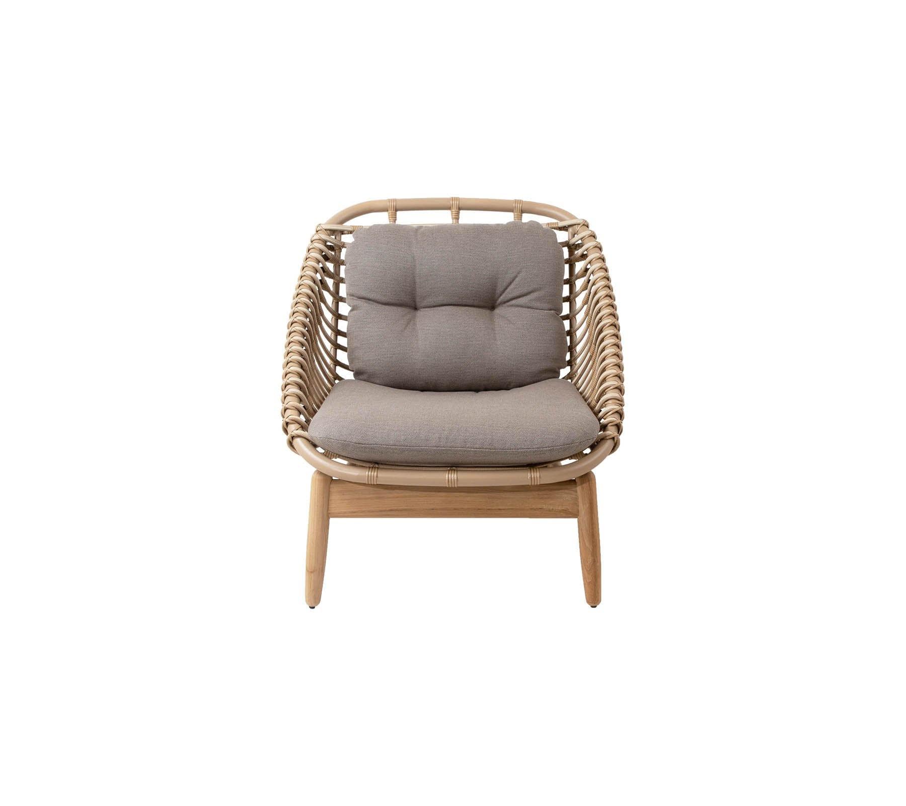 Cane-Line - String lounge chair w/teak frame, incl. Cane-line AirTouch cushions | 54020UAITTT