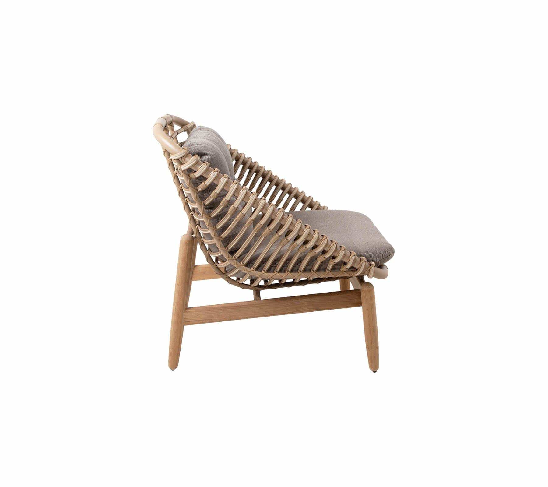 Cane-Line - String lounge chair w/teak frame, incl. Cane-line AirTouch cushions | 54020UAITTT