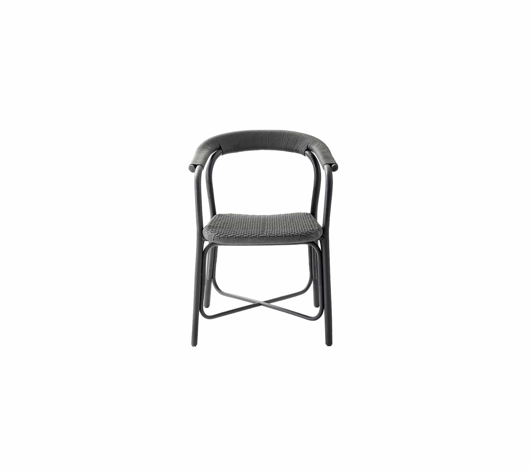 Cane-Line - Noble indoor dining armchair | Rattan / Aluminium | 7438RRSG